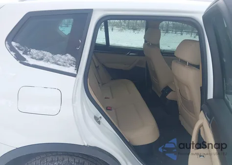 2017 BMW X3 xDrive28I from USA, damaged, VIN 5UXWX9C30H0W74028